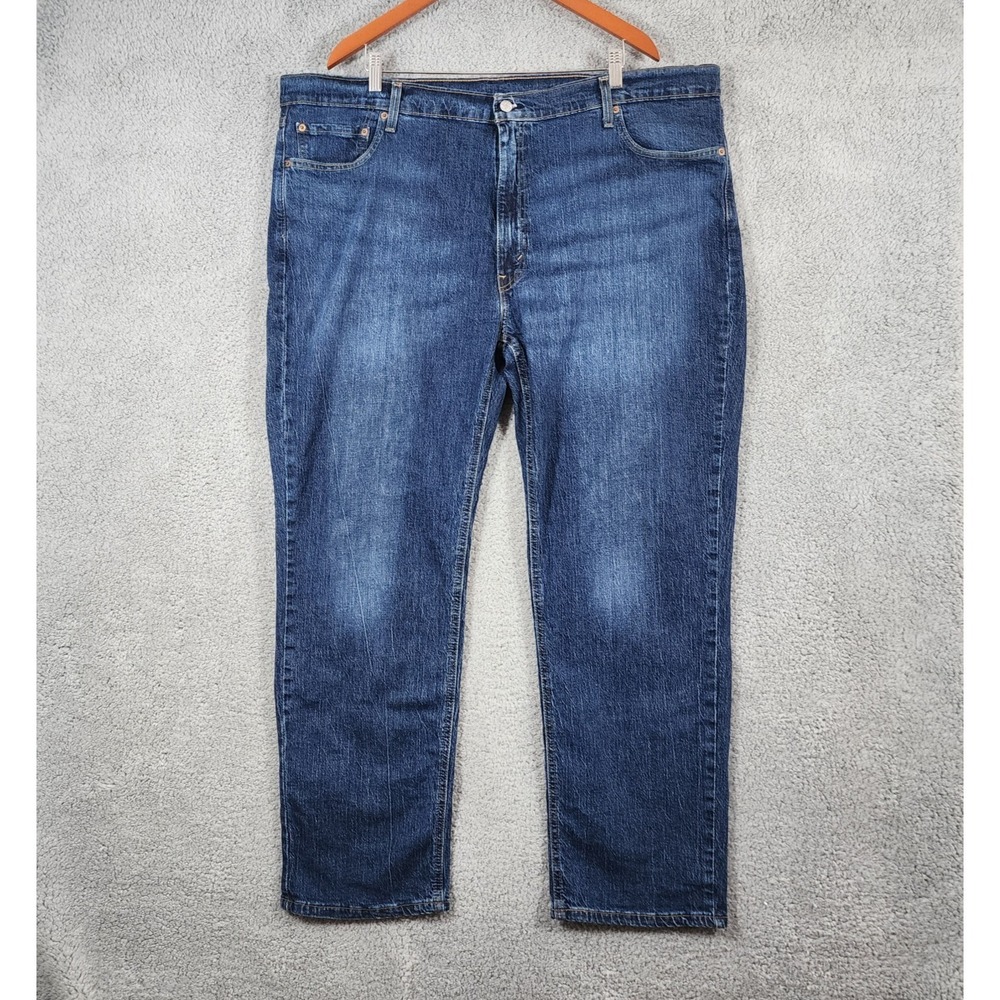Levi's 541 Athletic Fit Jeans Mens 44x30 (46x29.5) Blue Denim Cotton Stretch